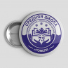 Значок Школа №73 г. Гомель Изготовление детям Ученикам с Эмблемой (металл). Любой размер. Рассчитаем цены от размера и тиража. Фото № 1